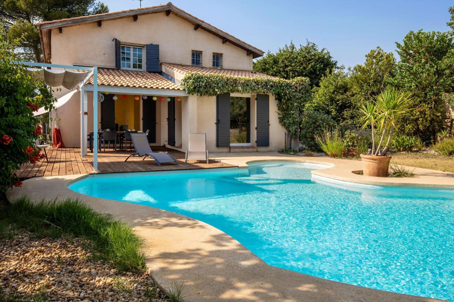 Villa Lumineuse Avec Piscine Chambres Ou Villa Saint-Georges-dʼOrques Exterior foto